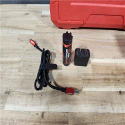 HOUSTON LOCATION - AS-IS Milwaukee 100 ft. REDLITHIUM Lithium-Ion USB Green Rechargeable Cross Line Laser Level with Charger