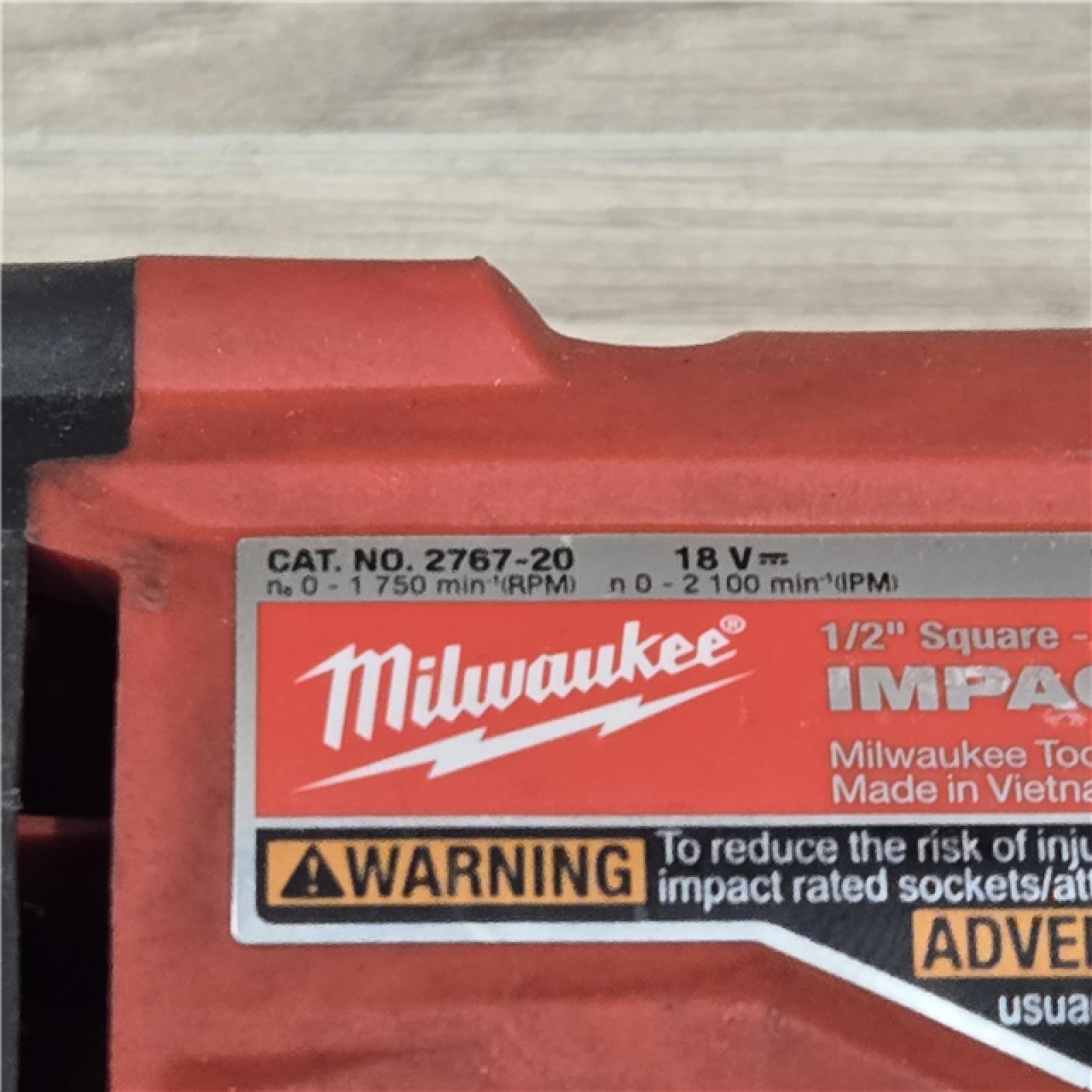 AS-IS Milwaukee M18 FUEL 18V Cordless 1/2 in. Impact Wrench (Tool-Only)