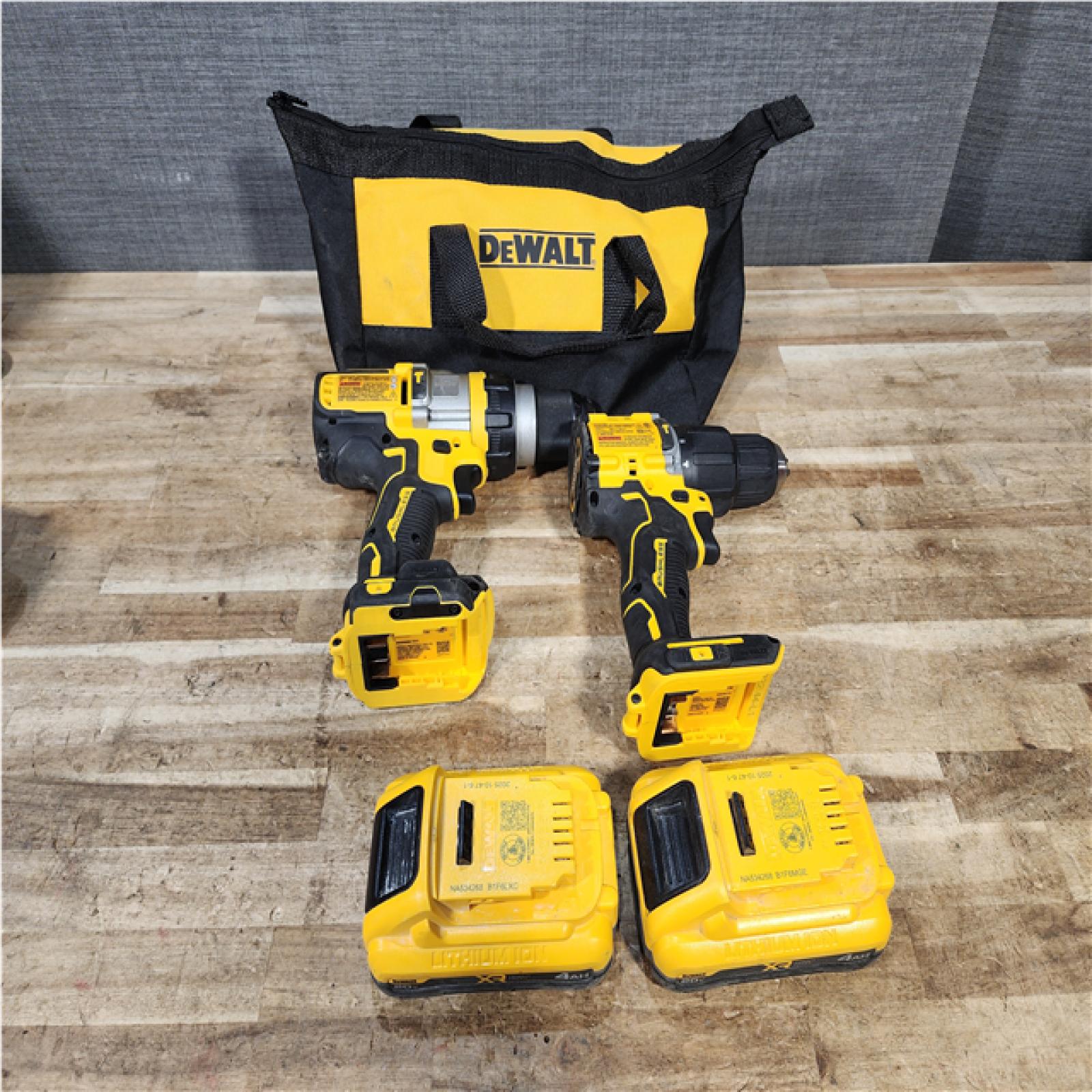 Houston Location AS-IS Dewalt Drills QTY2 and Batteries QTY/2