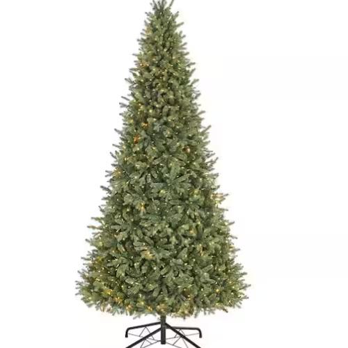 DALLAS LOCATION - Home Accents Holiday 9 ft. Nostalgic Noble Fir LED Pre-Lit Christmas Tree T19 - RETAIL -$349