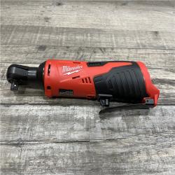 AS-IS Milwaukee 12V Lithium-Ion Cordless 3/8 in. Ratchet (Tool-Only)