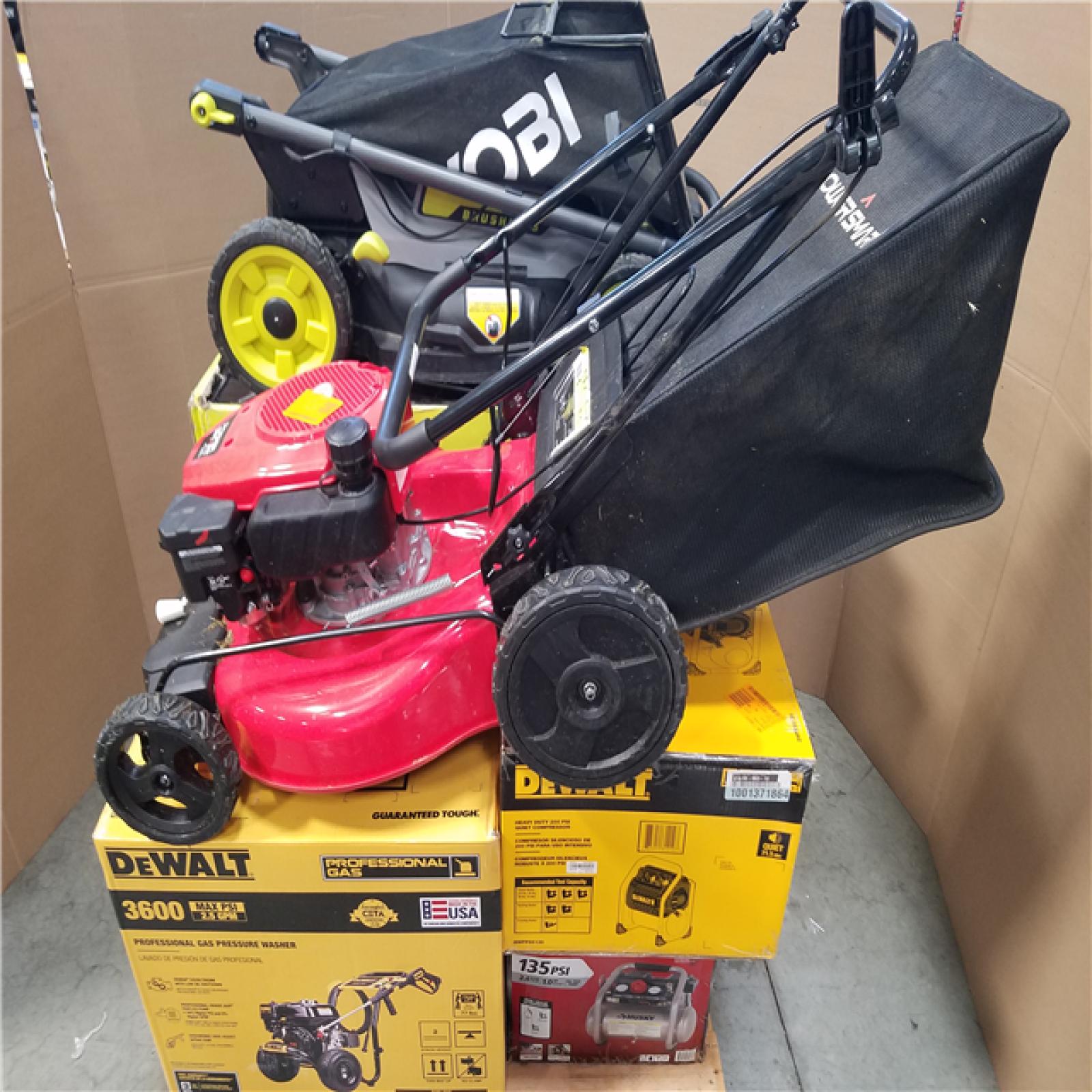 CALIFORNIA AS-IS OUTDOOR POWER EQUIPMENT