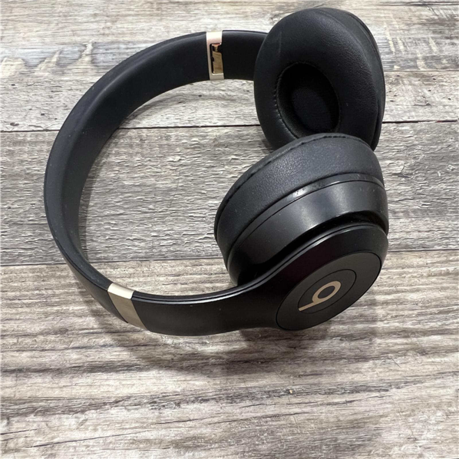 AS-IS Beats - Solo 4 Wireless On-Ear Headphones - Matte Black & Gold