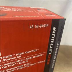 new Milwaukee 12V Lithium-Ion XC High Output 5.0 Ah Battery Pack (2-Pack) Starter Kit with Charger