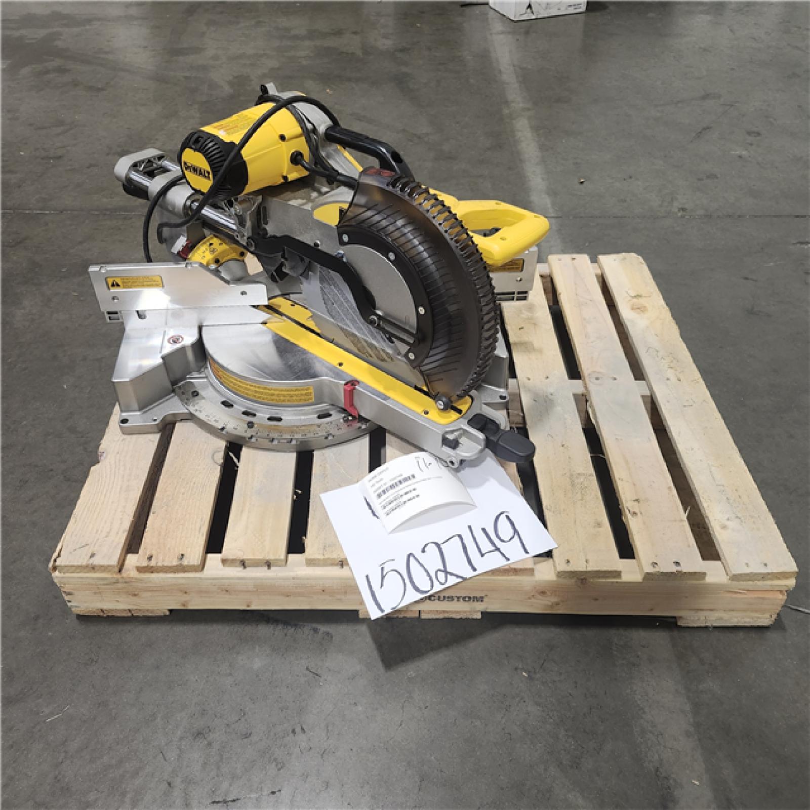 As-Is DEWALT 12-in Dual Bevel Sliding Compound Miter Saw