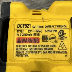 AS-IS DEWALT ATOMIC 20V MAX Cordless Brushless 1/2 in. Variable Speed Impact Wrench (Tool Only)
