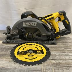 AS-IS DEWALT FLEXVOLT 60V MAX Cordless Brushless 7-1/4 in. Wormdrive Style Circular Saw (Tool Only)
