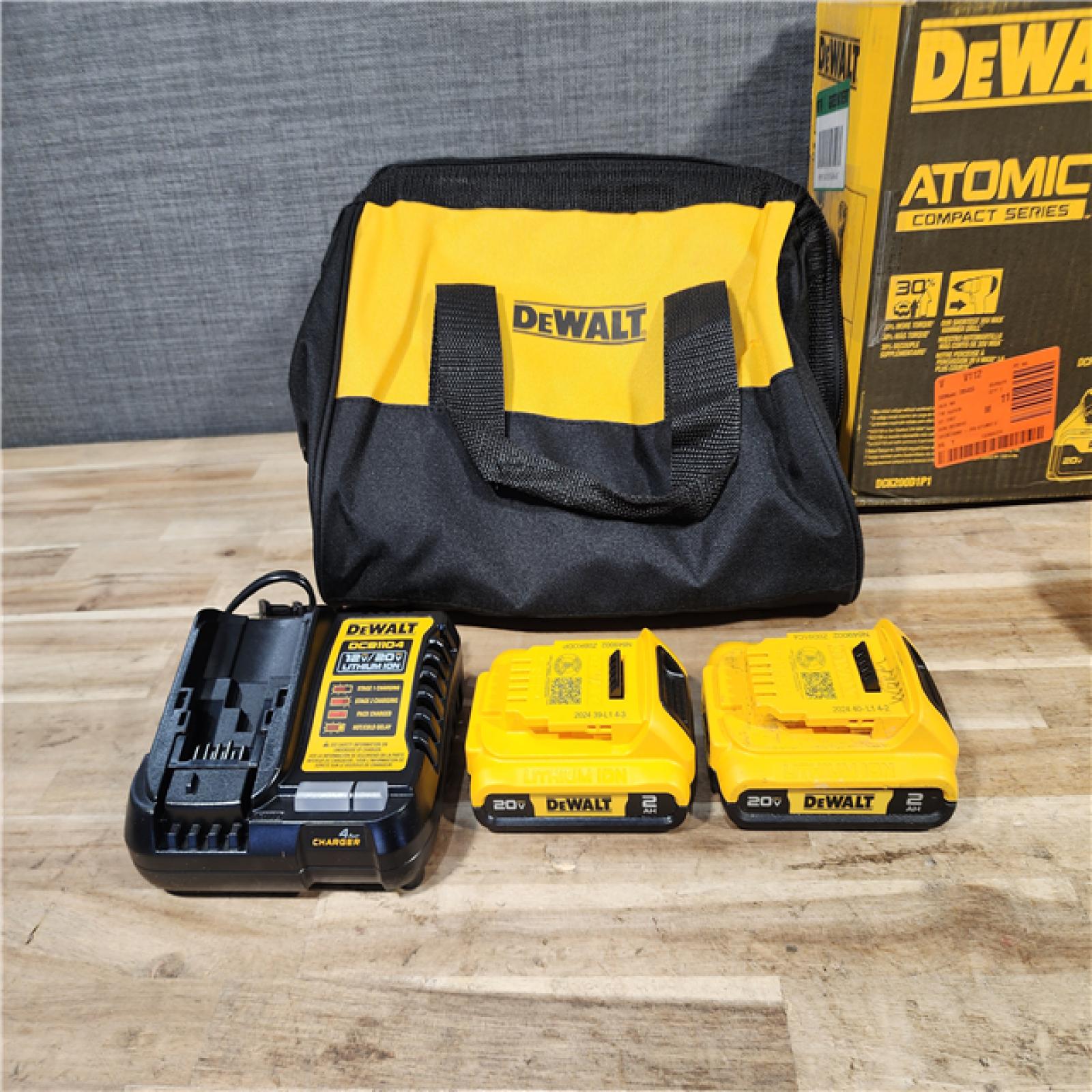 HOUSTON LOCATION - AS-IS DEWALT ATOMIC 20V MAX Lithium-Ion Cordless 2-Tool Combo Kit