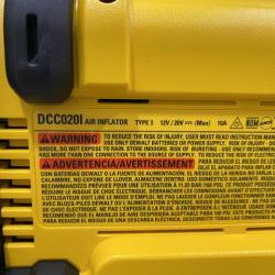 AS-IS DEWALT 20V MAX Cordless Electric Portable Inflator (Tool Only)