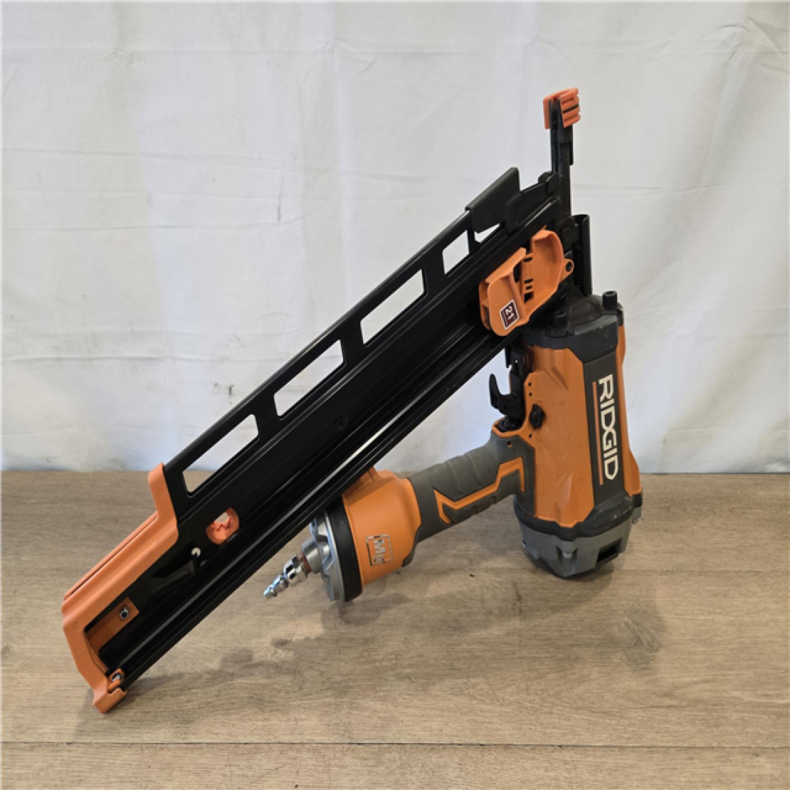 AS-IS Ridgid 21-Degree 3-1/2 in. Round Head Framing Nailer (Tool-Only)