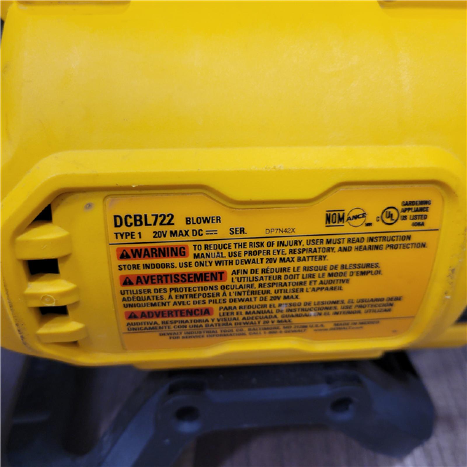 AS-IS DeWalt DCBL722B Gen 2 20v Blower - Bare Tool