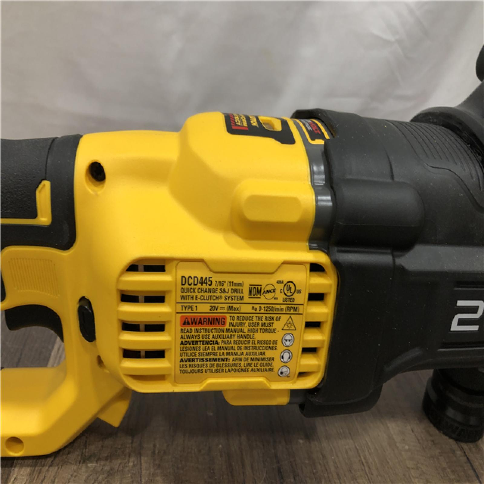 AS-IS DEWALT 20V Max Cordless Brushless 7/16 in. Quick Change Stud and Joist Drill (Tool Only)