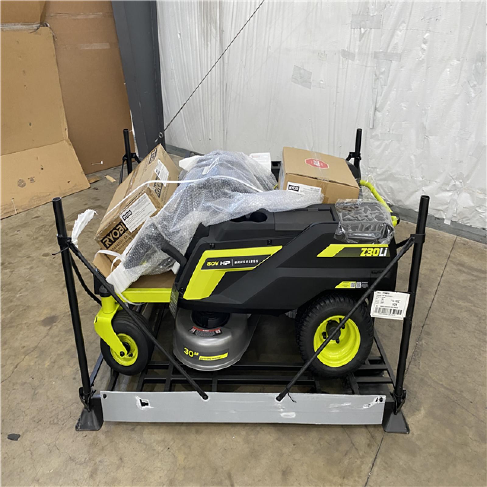 Houston Location - AS-IS Ryobi Z30LI 30 Riding Mower