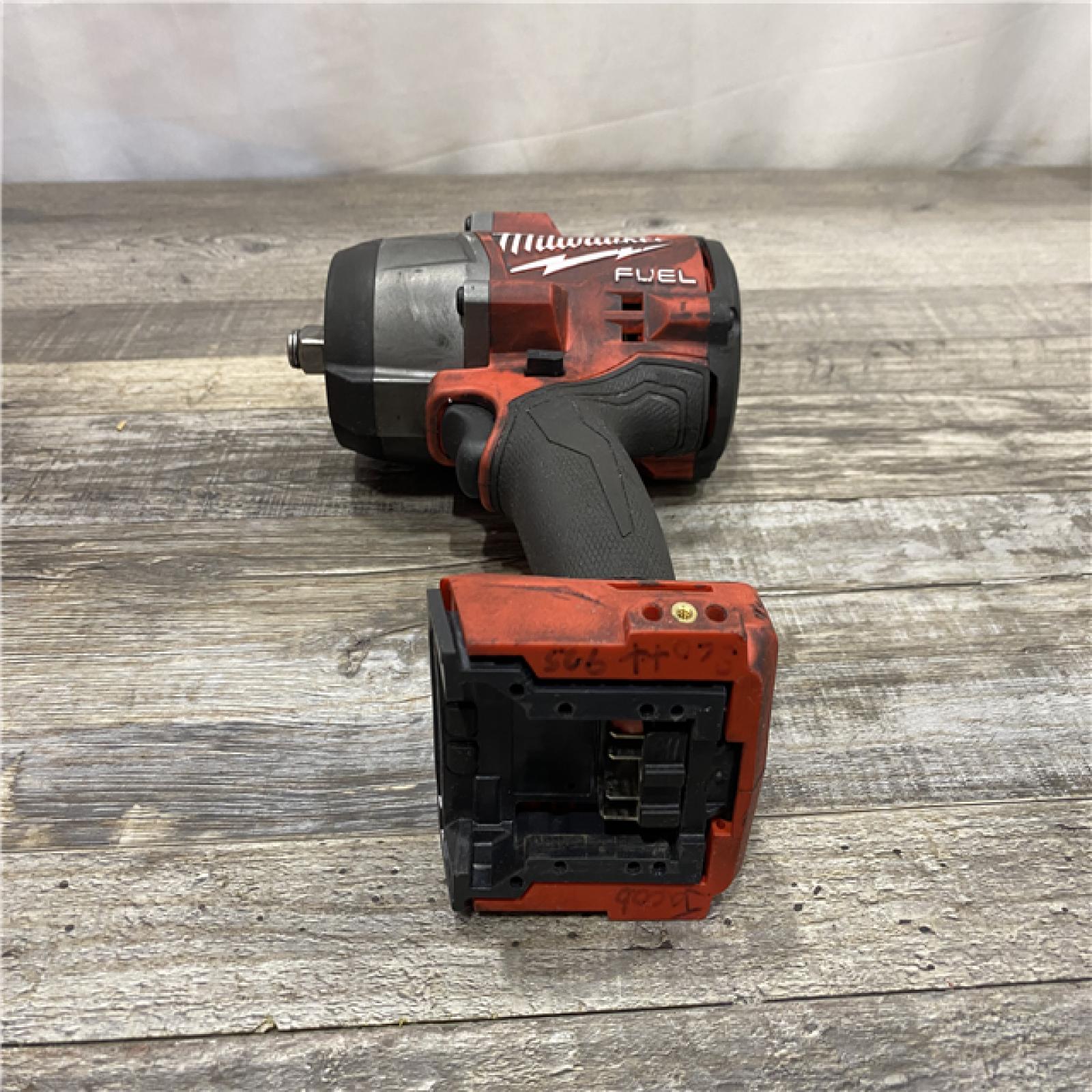AS-IS Milwaukee FUEL 18V Lithium-Ion Brushless Cordless 1/2 in. Impact Wrench with Friction Ring (Tool-Only)