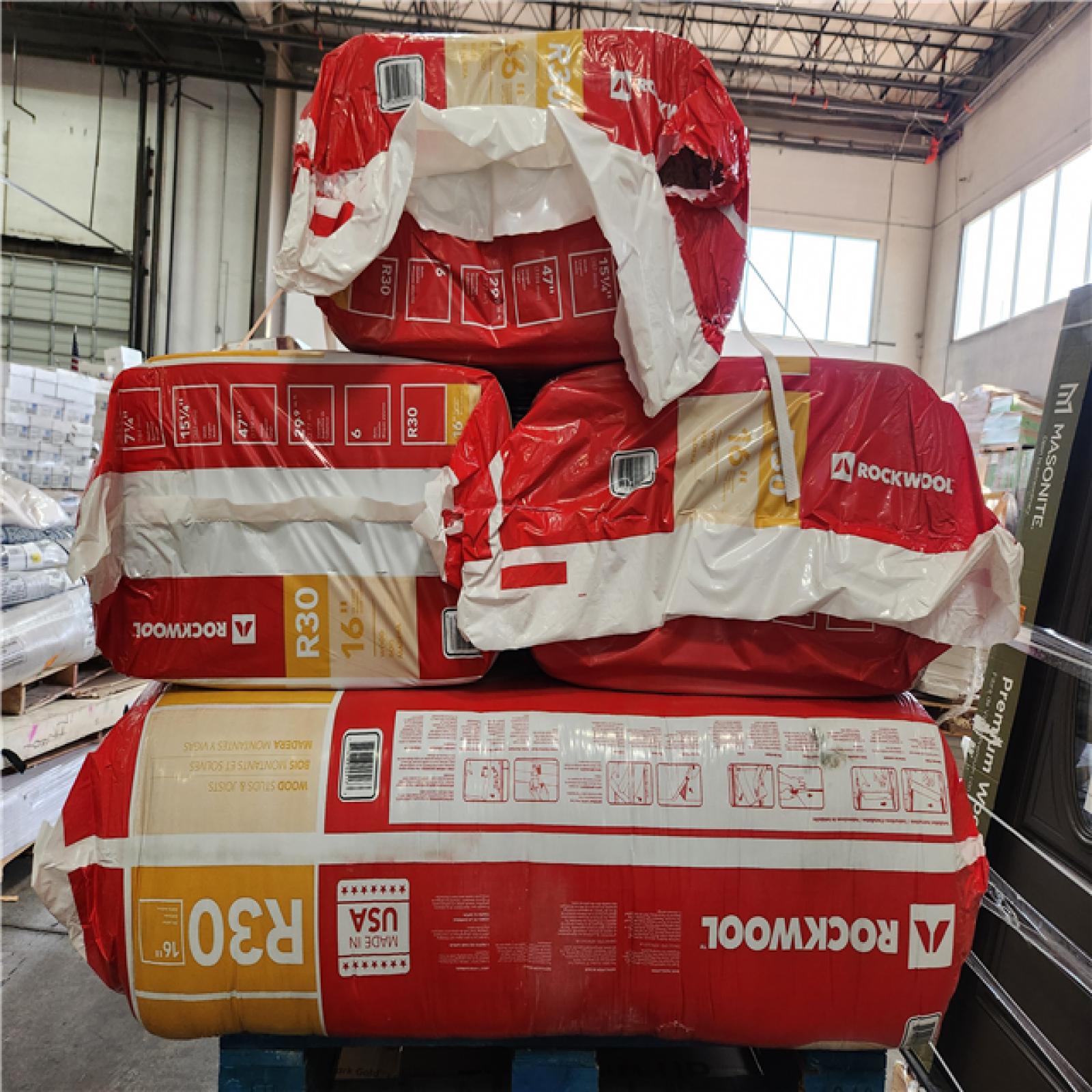 Phoenix AS-IS ROCKWOOL R-30 Comfortbatt 7-1/4 in. x 15 in. x 47 in. Fire Resistant Stone Wool Insulation Batt (149 sqft)