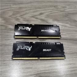 AS-IS Kingston FURY Beast 32GB (2x16GB) 5200MT/s DDR5 CL40 Kit of 2 Desktop Memory KF552C40BBK2-32