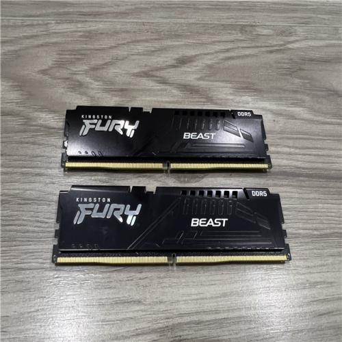 AS-IS Kingston FURY Beast 32GB (2x16GB) 5200MT/s DDR5 CL40 Kit of 2 Desktop Memory KF552C40BBK2-32