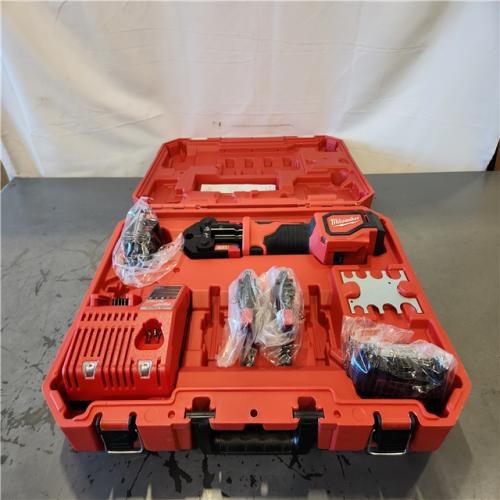 AS-IS- Milwaukee M18 18V Lithium-Ion Cordless Short Throw Press Tool Kit