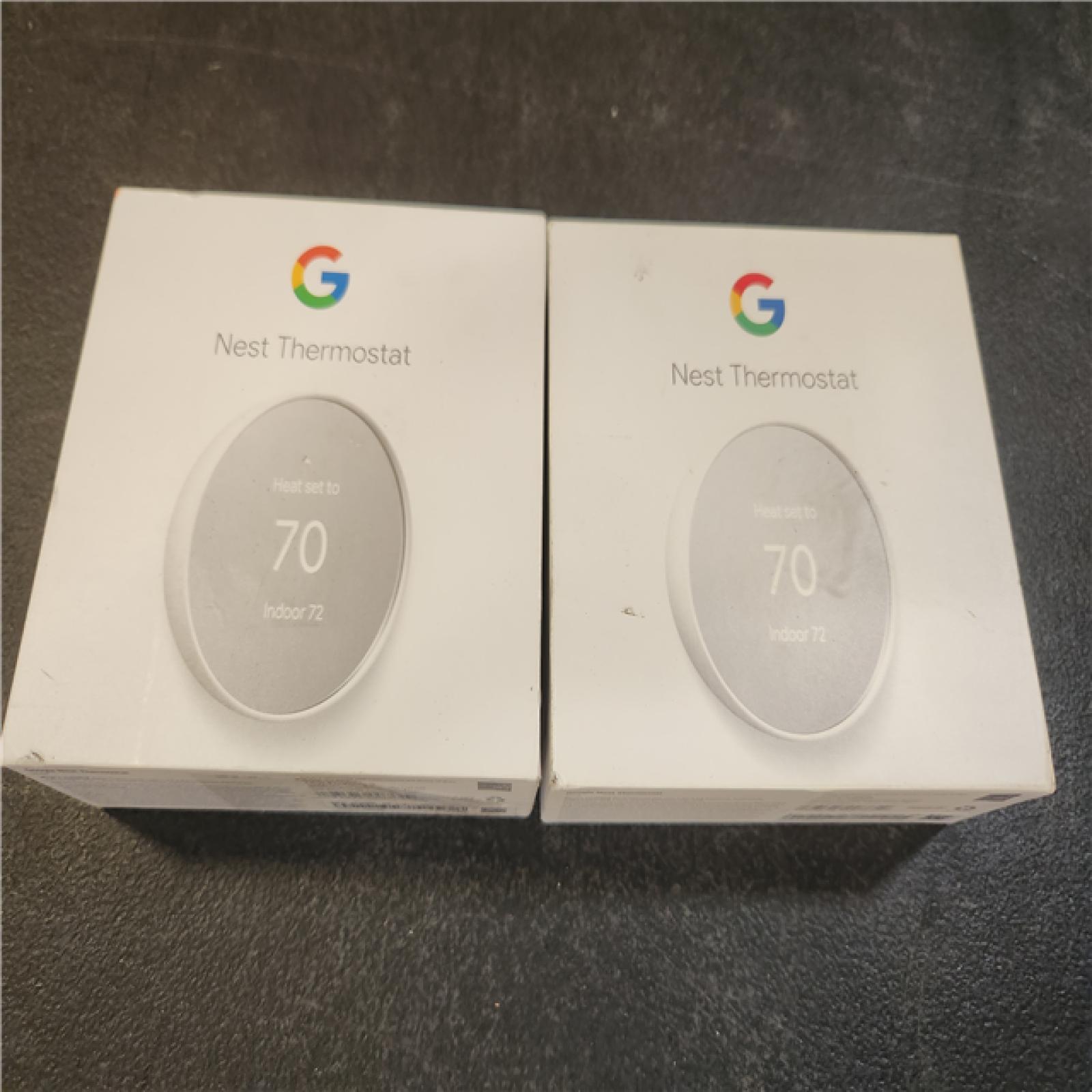 Phoenix Google Nest Thermostat - Smart Programmable Wi-Fi Thermostat (2-Pack)