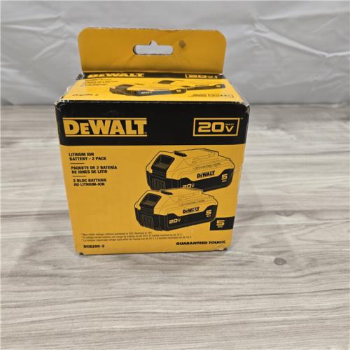 NEW! - DEWALT 20V MAX XR Premium 5.0Ah Battery Pack (2 Pack)