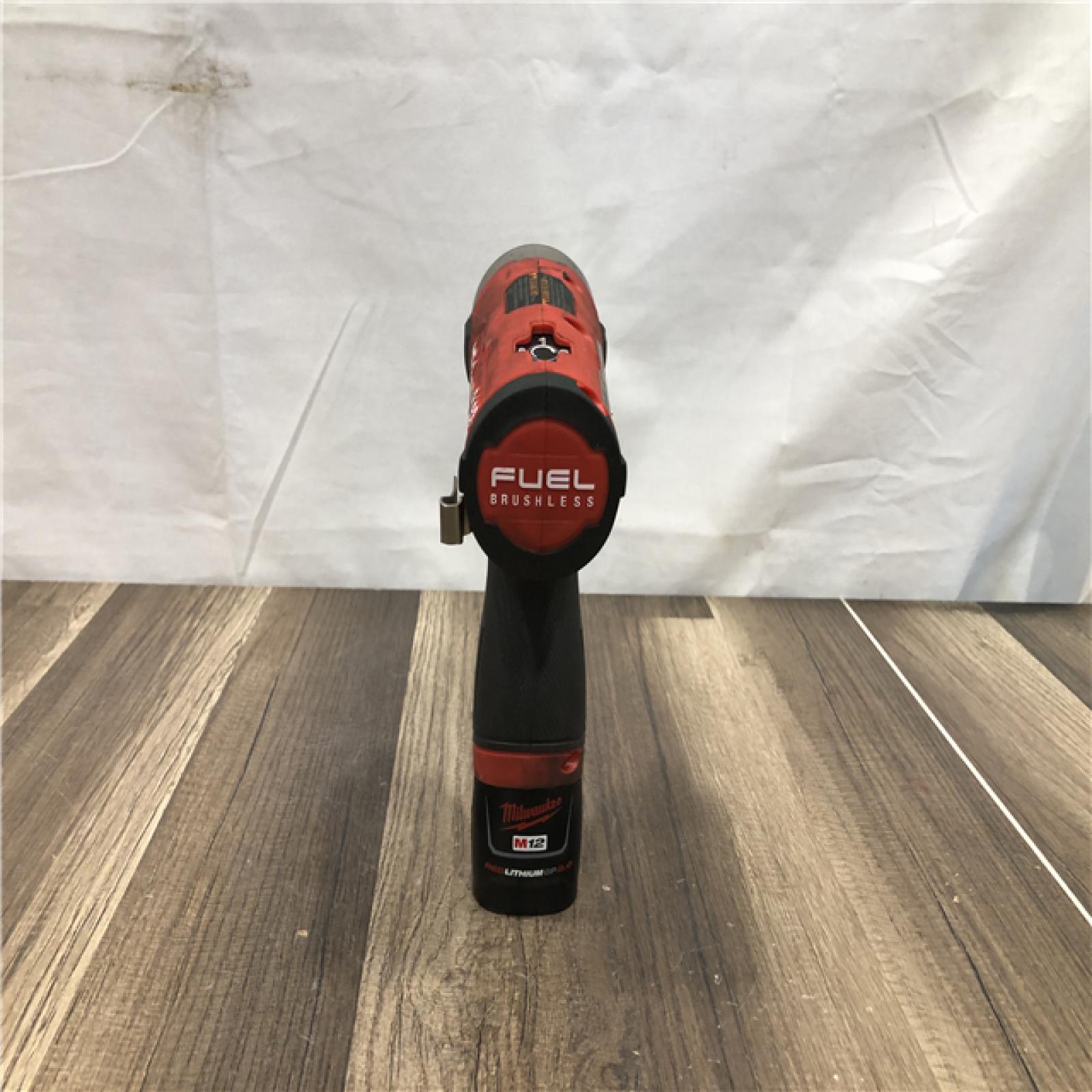 AS-IS Milwaukee FUEL SURGE 12V Lithium-Ion Brushless Cordless 1/4 in. Hex Impact Driver Compact Kit