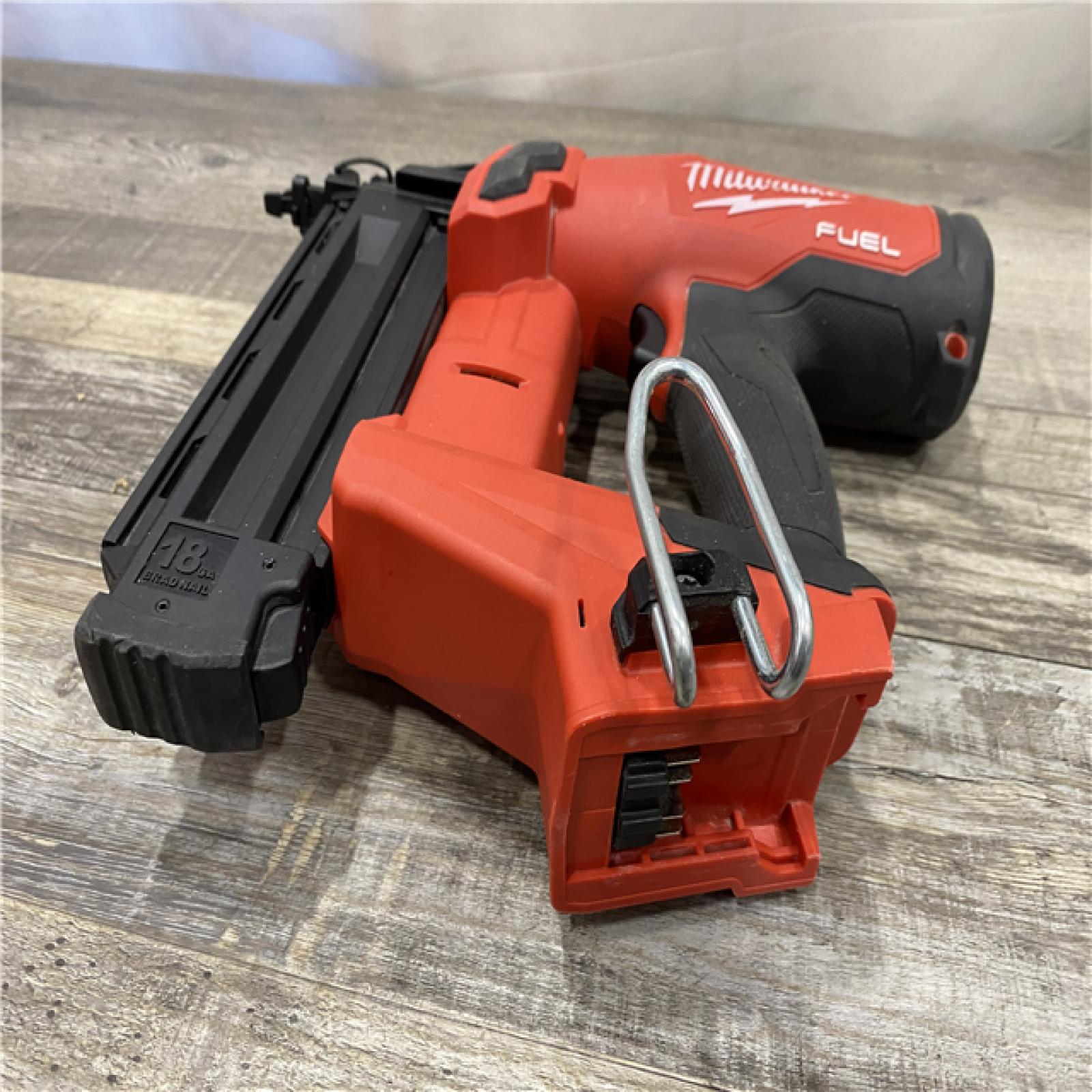 AS-IS Milwaukee FUEL 18-Volt Lithium-Ion Brushless Cordless Gen II 18-Gauge Brad Nailer (Tool-Only)
