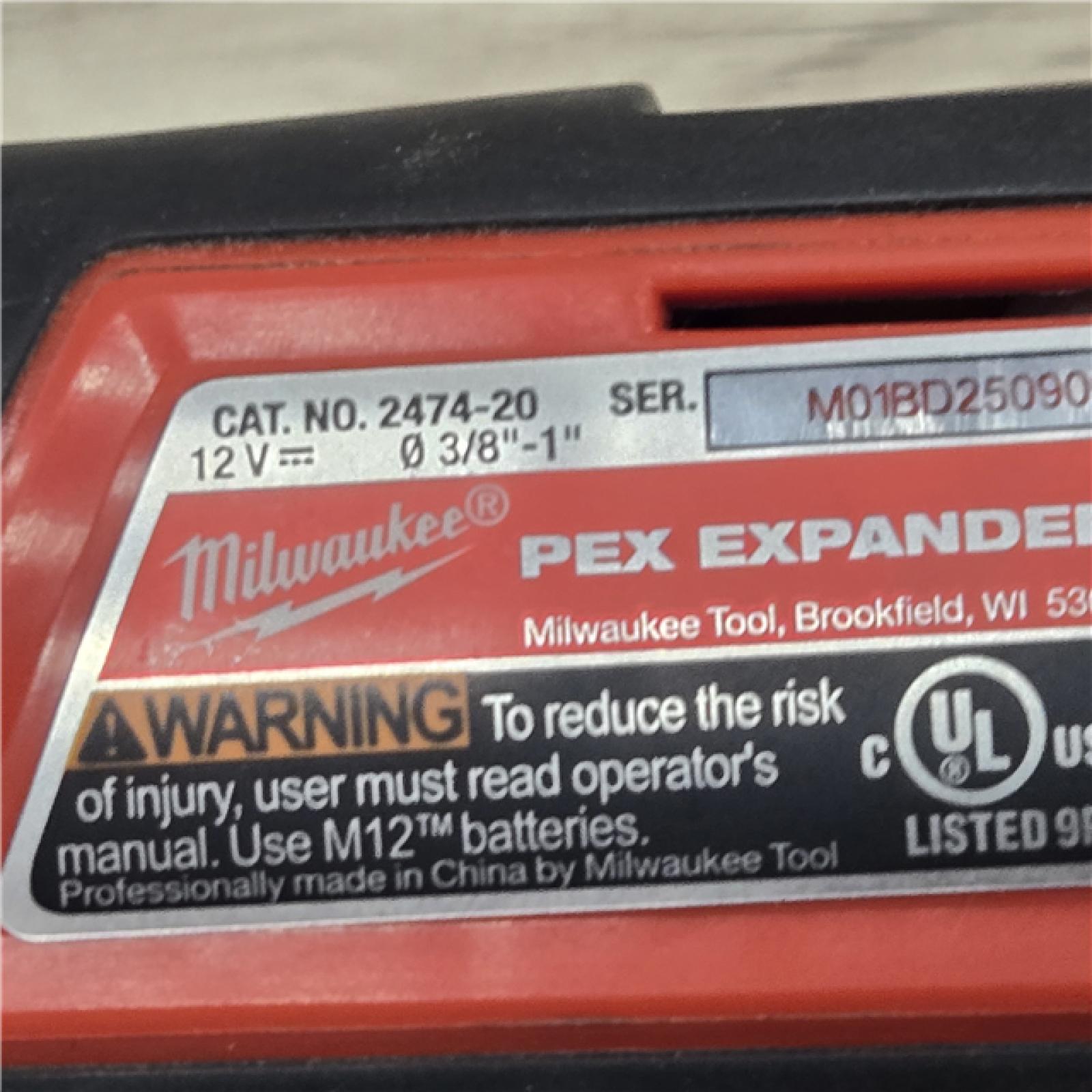 AS-IS Milwaukee M12 12-Volt Lithium-Ion Cordless PEX Expansion Tool Kit