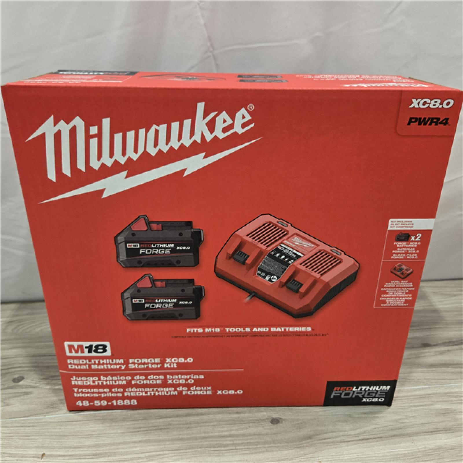 NEW! - M18 18-Volt Lithium-Ion REDLITHIUM FORGE Starter Kit