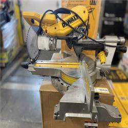 AS-IS - DEWALT 15 Amp Corded 12 in. Double Bevel Sliding Compound Miter Saw