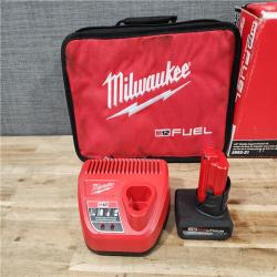 HOUSTON LOCATION - AS-IS Milwaukee FUEL 12V Li-Ion Brushless Cordless Stubby 3/8 in. Impact Wrench Kit