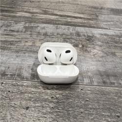 AS-IS Apple - AirPods (3rd generation) with Lightning Charging Case - White