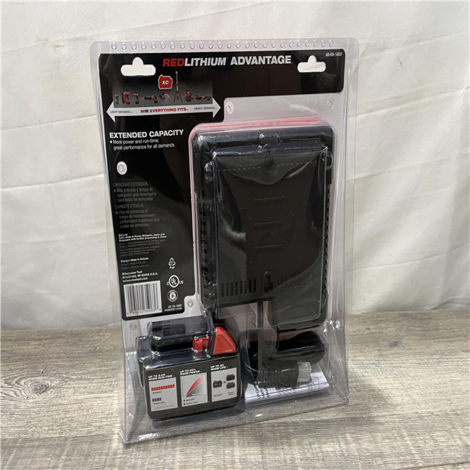 NEW - Milwaukee 18-Volt Lithium-Ion XC Starter Kit with One 5.0Ah Battery and Charger