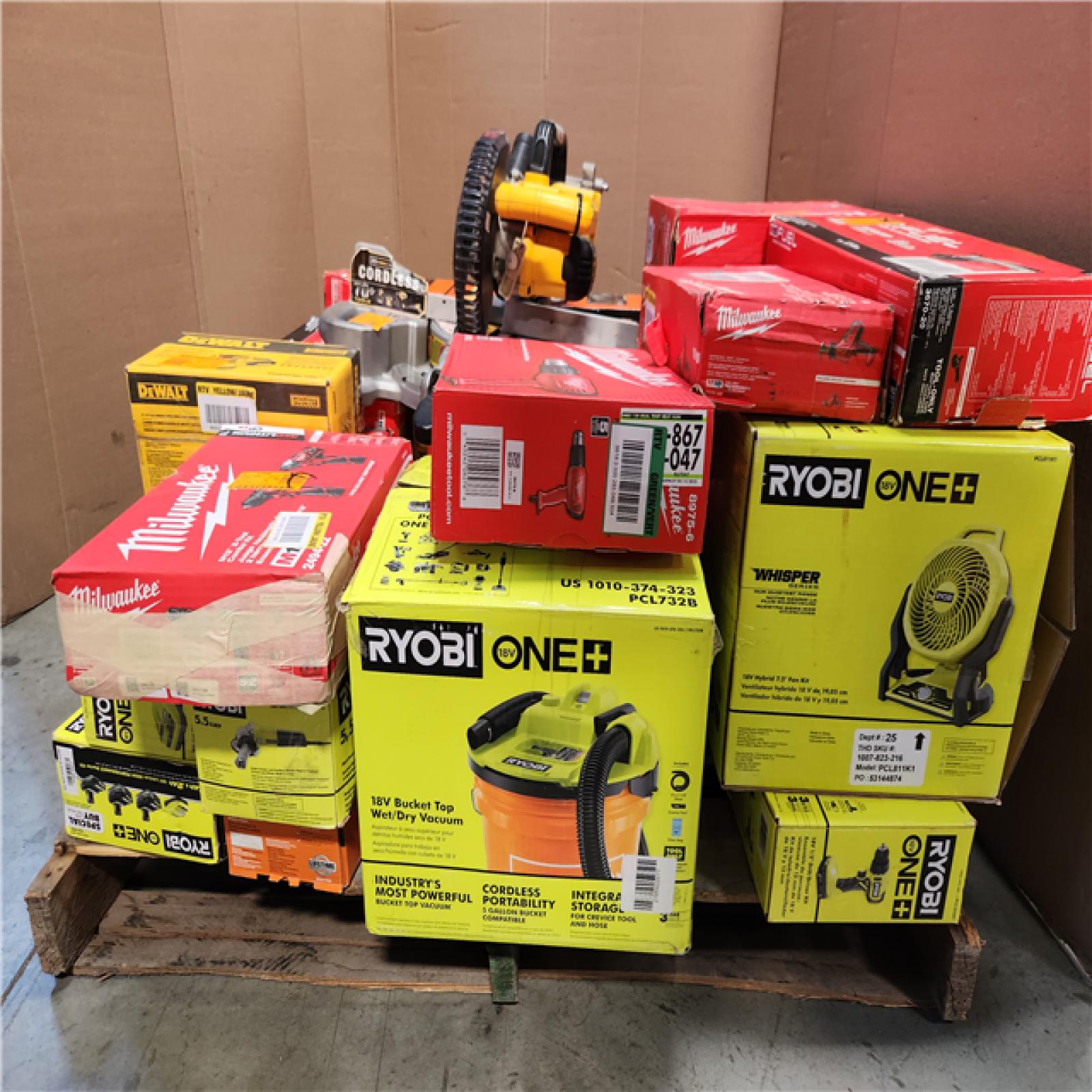 CALIFORNIA AS-IS TOOL PALLET