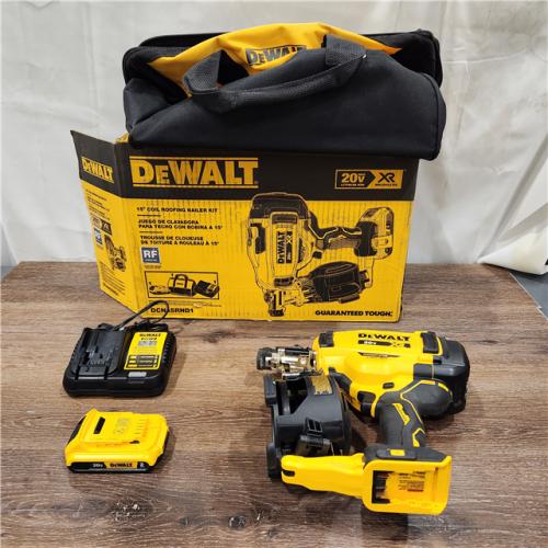 AS-IS Stanley  Black & Decker 2007898 Roofing Nailer Cordless KIT