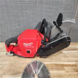 HOUSTON LOCATION - AS - IS Milwaukee FUEL ONE-KEY 18V Lithium-Ion Brushless Cordless 9 in. Cut Off Saw (Tool-Only)