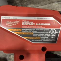 AS-IS Milwaukee  FUEL 18V Lithium-Ion Brushless Cordless 1 in. SDS-Plus Rotary Hammer (Tool-Only)