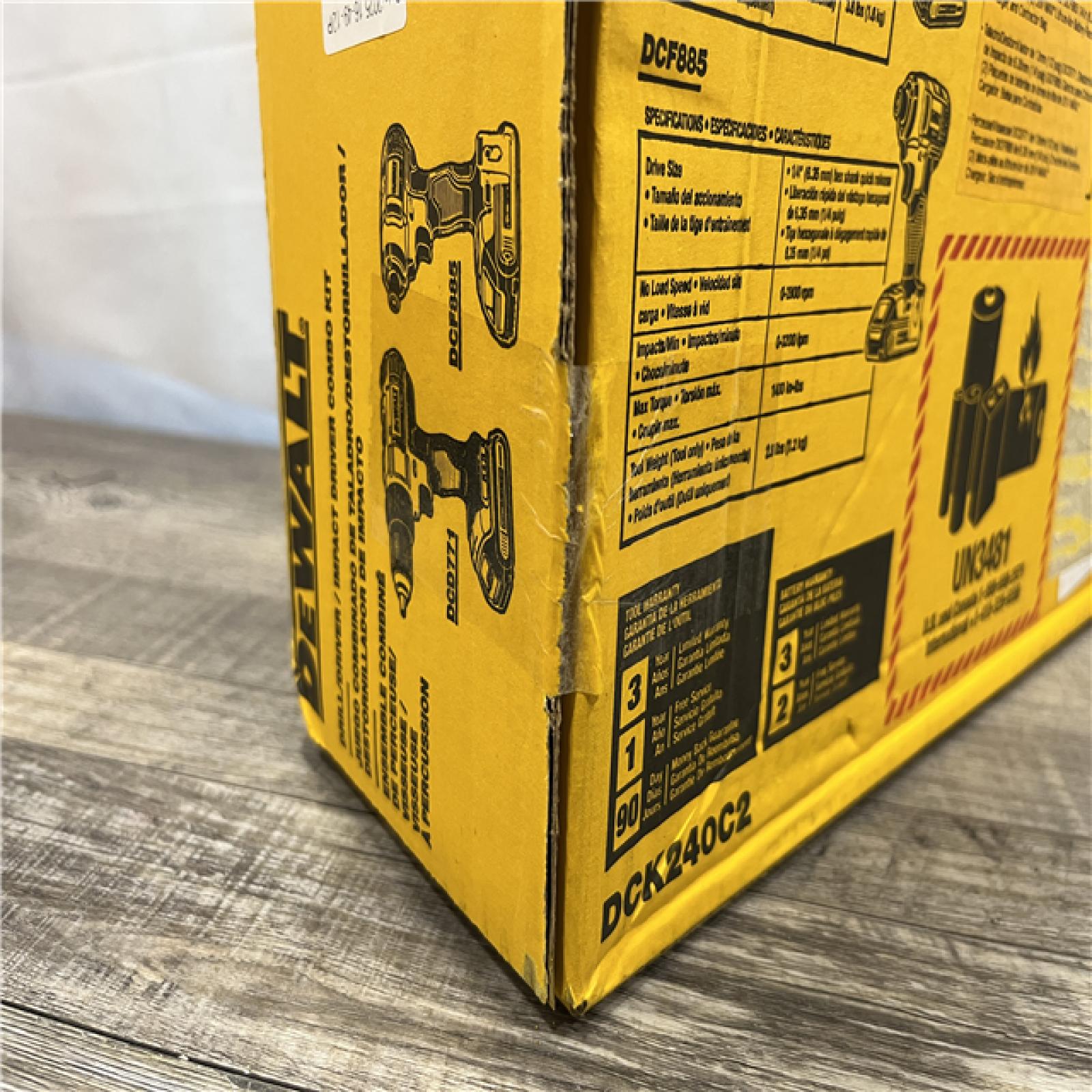 NEW - DEWALT 20V MAX Cordless Drill/Impact 2 Tool Combo Kit