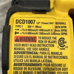 AS-IS DEWALT 20V MAX Brushless Cordless 1/2 3-Speed Hammer Drill (Tool-Only)