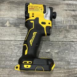 AS-IS DEWALT ATOMIC 20V MAX Lithium-Ion Cordless 1/4 in. Brushless Impact Driver Kit