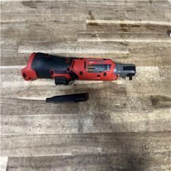 Houston Location AS-IS Milwaukee FUEL 12-Volt Lithium-Ion Brushless Cordless High Speed 3/8 in. Ratchet (Tool-Only)