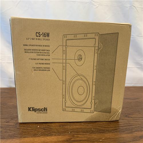 NEW! Klipsch CS-16W In Wall Speaker