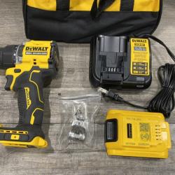 AS-IS DEWALT Atomic 20V Lithium-Ion Cordless Compact 1/2 in. Drill/Driver Kit