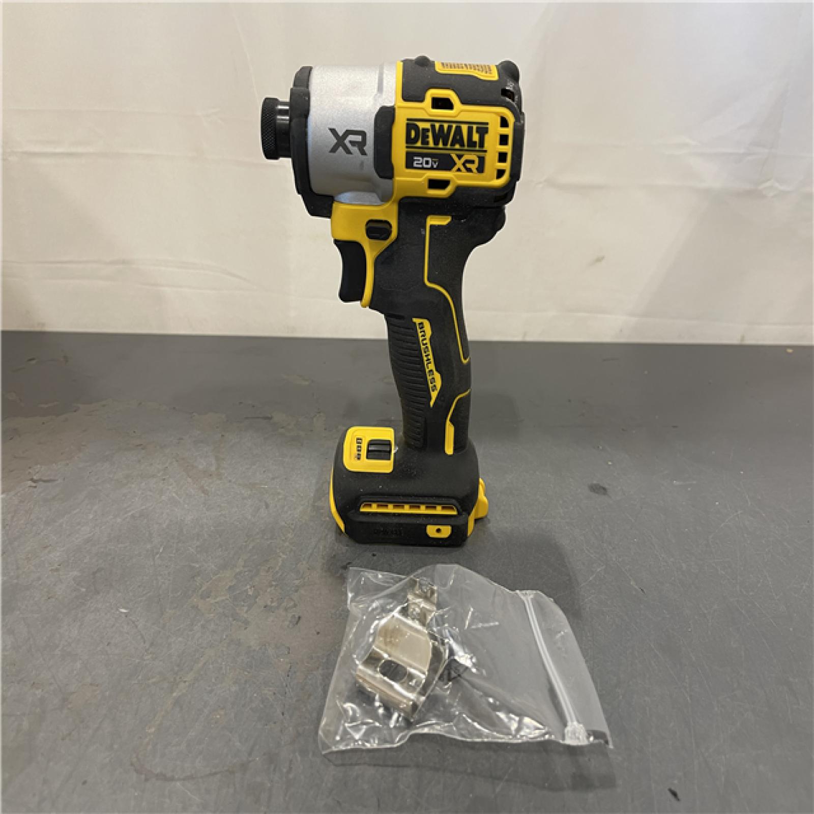 AS-IS - DEWALT 20-Volt Maximum XR Cordless Brushless 1/4 in. 3-Speed Impact Driver