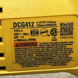 AS-IS DEWALT 20V MAX Cordless 4.5 in. - 5 in. Angle Grinder (Tool Only)