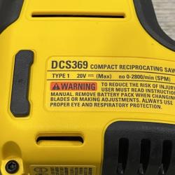 AS-IS DEWALT Atomic 20-Volt Maximum Cordless Brushless Compact Reciprocating Saw Kit