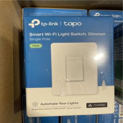 NEW! - TP-LINK Smart Wi-Fi Light Dimmer Switch with Matter  White -(20 UNITS)