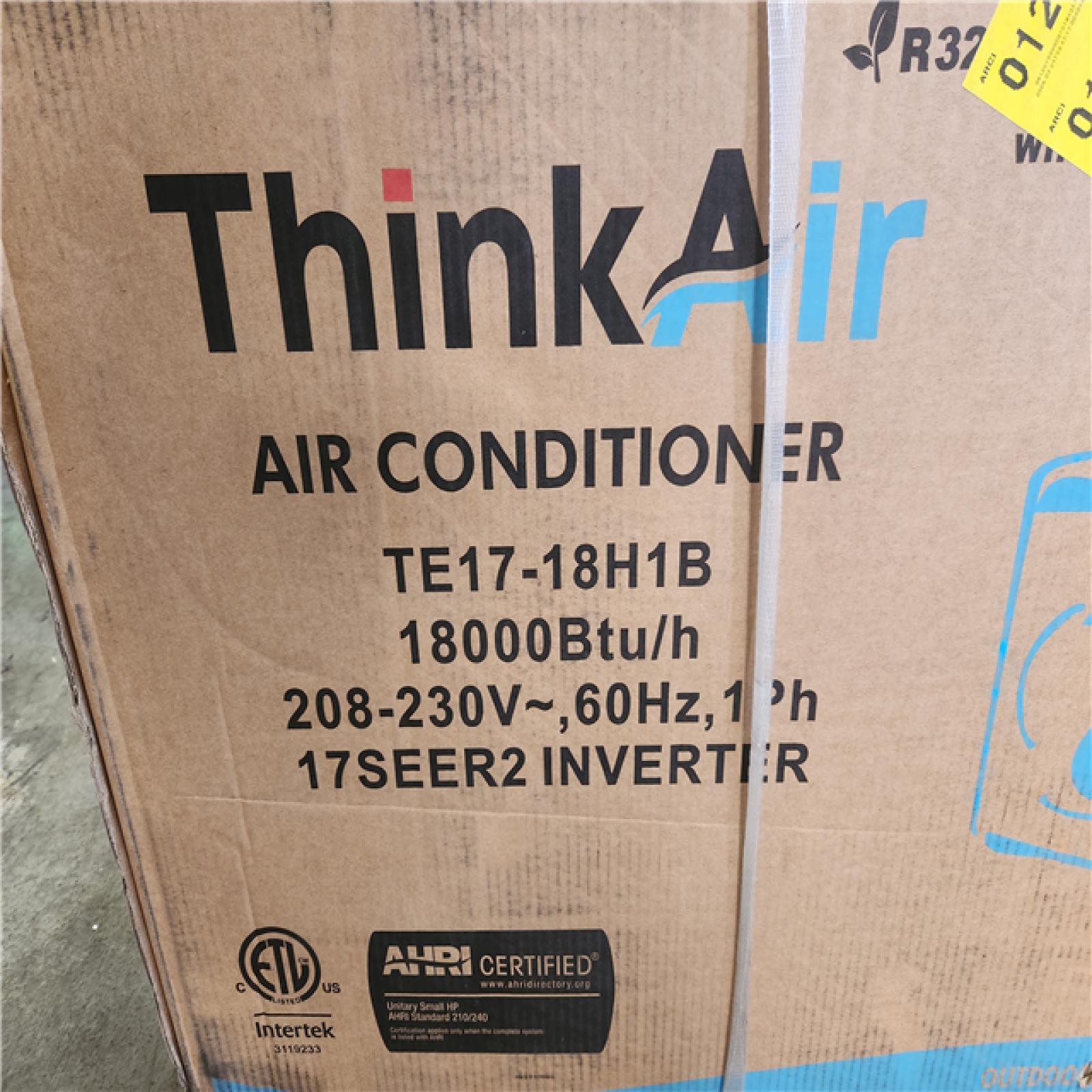 Phoenix NEW ThinkAir 18 000 BTU 17 SEER2  230-Volt  1000 sq. ft. Inverter Ductless Mini Split AC w/ Heat Pump  wi-fi  1.5 Ton  16 ft. Lineset