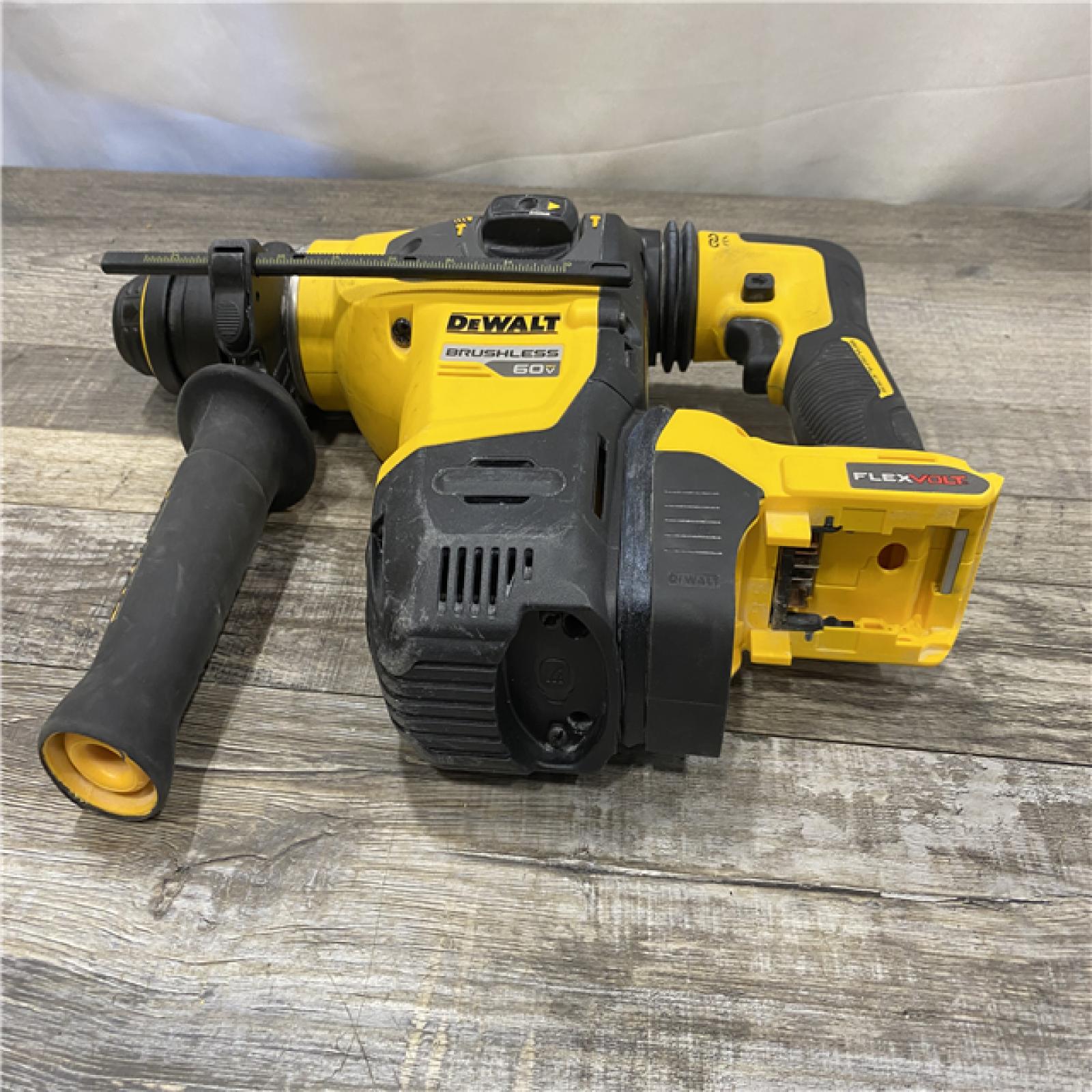 AS-IS DEWALT FLEXVOLT 60V MAX Cordless 1-1/4 in. SDS Plus Rotary Hammer (Tool Only)