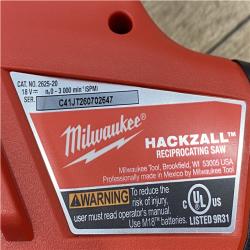 AS-IS  Milwaukee 18V Lithium-Ion Cordless HACKZALL Reciprocating Saw (Tool-Only)