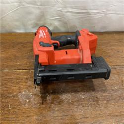 AS-IS MILWAUKEE FUEL 18-Volt Lithium-Ion Brushless Cordless 18-Gauge 1/4 in. Narrow Crown Stapler (Tool-Only)